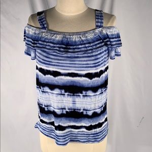 INC International Concepts Off the Shoulder Shirt